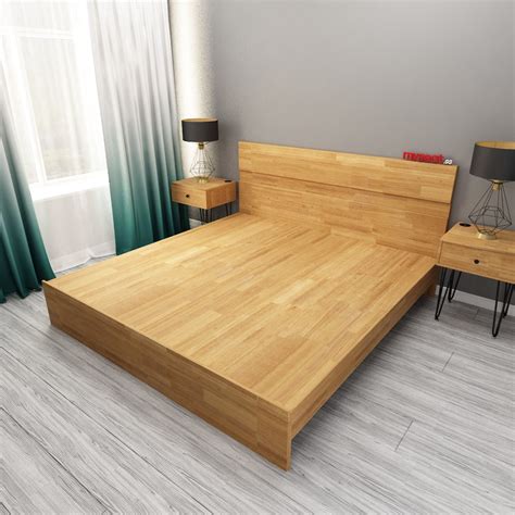 Solid Wood Bedframe Myseatsg Free Delivery And Assembly
