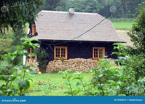 Country House In Czech Republic Stock Image Image Of House Wooden