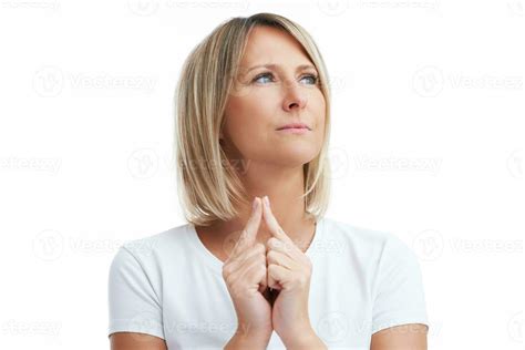 Picture Of Blonde Woman Over Back Isolated Background 23413538 Stock