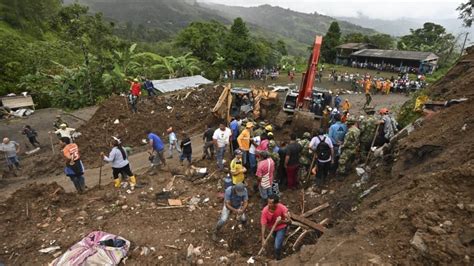 Colombia Landslide Kills Villagers On Easter Sunday Climate Crisis