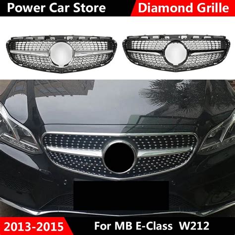 W212 Diamond Chrome Grill Front Grille Prefacelift For Mercedes E Class