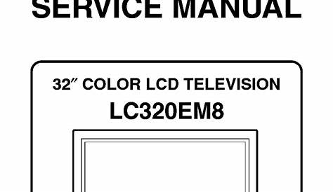 EMERSON LC320EM8 Service Manual download, schematics, eeprom, repair