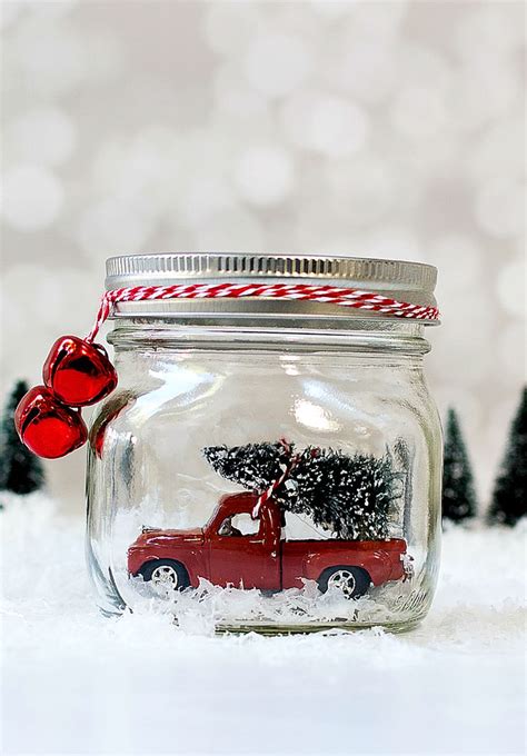 mason jar christmas crafts fun diy holiday craft projects