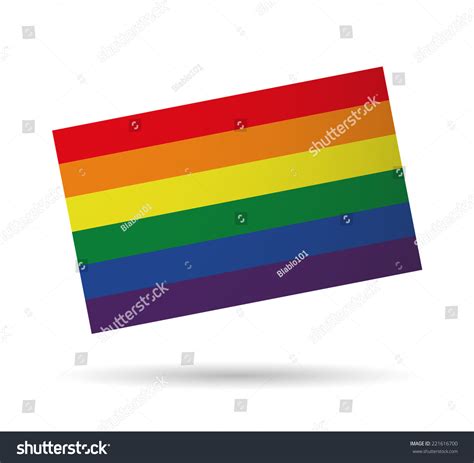 illustration of a gay pride flag royalty free stock vector 221616700