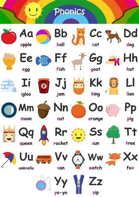 This Free Printable Alphabet Chart Is Perfect To Help Your Kindergarten