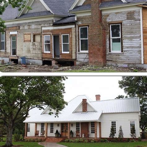 Fixer Upper Before And After Farmhouse Dream Front Porch