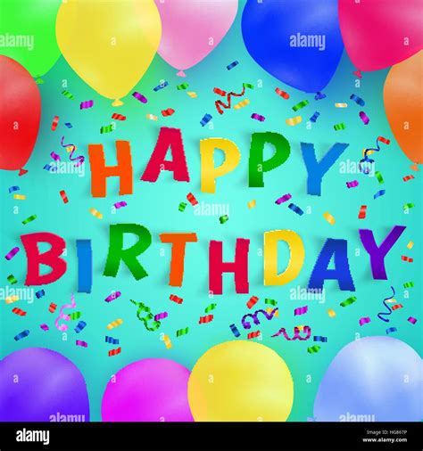 Birthday And Celebrating Stock Vector Images Alamy