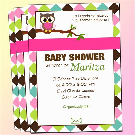 Invitaciones Baby Shower Bhúos Baby Shower Bhúos 10000 En Mercado
