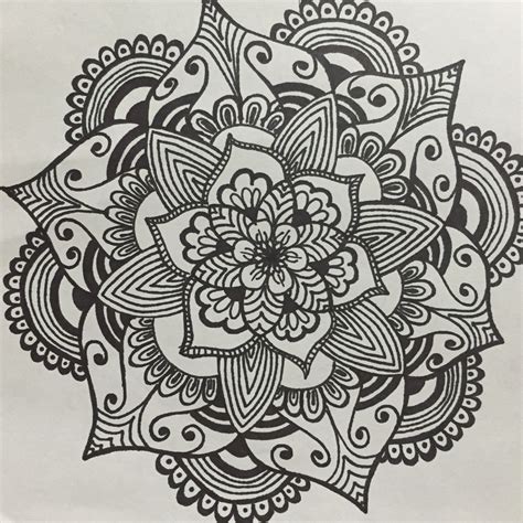 Mandala Flower Doodles Pinterest Mandala Flower And Tattoo