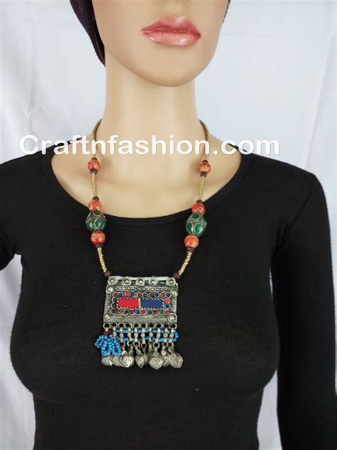 pin-by-craft-fashion-on-vintage-afghani-jewealry-tribal-pendant-necklace,-tribal-pendant