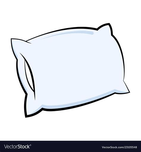 Pillow Icon Isolated On White Background Sleep And Rest Vector