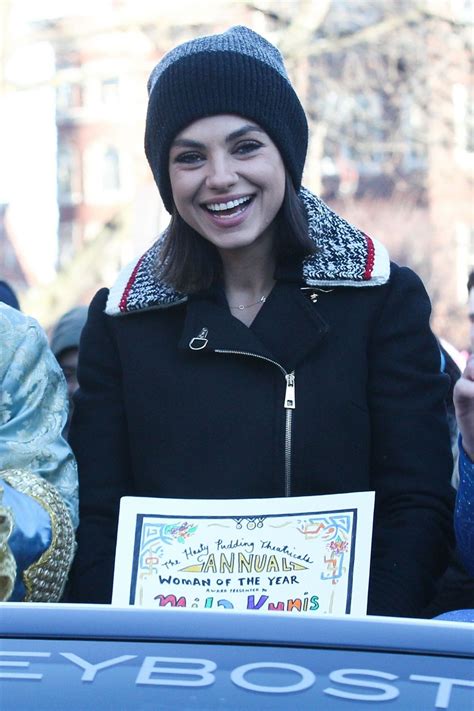 Mila Kunis At Hasty Pudding Theatricals Honors Mila Kunis As 2018 Woman