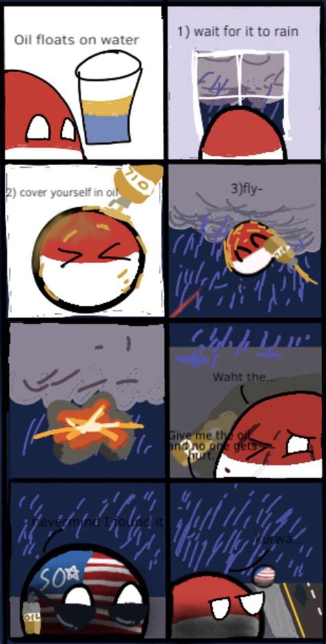 This Is The First Polandball Comic That I Made Is There Anything That I Can Improve On R