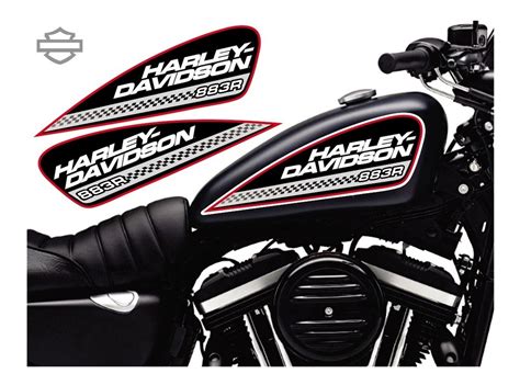Adesivo Tanque Harley Davidson Sportster 883r Sr05 Parcelamento Sem Juros