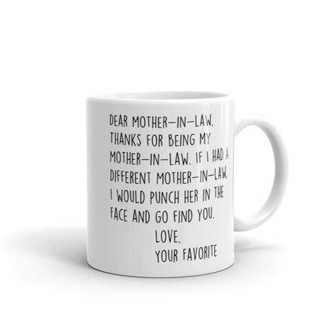 Dear Mother In Law Mug Funny T For Mother In Law If I Had A Etsy