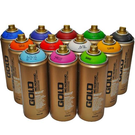 Buy Montana Goldpremium Spray Paint 400ml Main Colors Set Of 12 Online