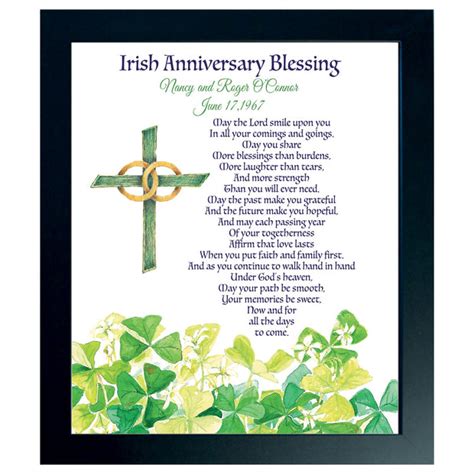 Irish Anniversary Blessing Creative Irish Ts