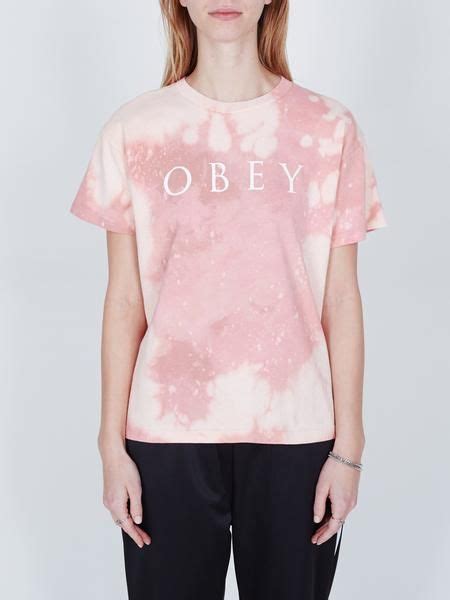 Novel Obey 2 Custom Box Bleach Tee Obey Clothing Obey Clothing T