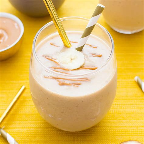 Peanut Butter Banana Ice Cream Smoothie Vegan Gluten Free Dairy Free