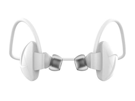 Sweatproof Bluetooth Headphones White New Atlas