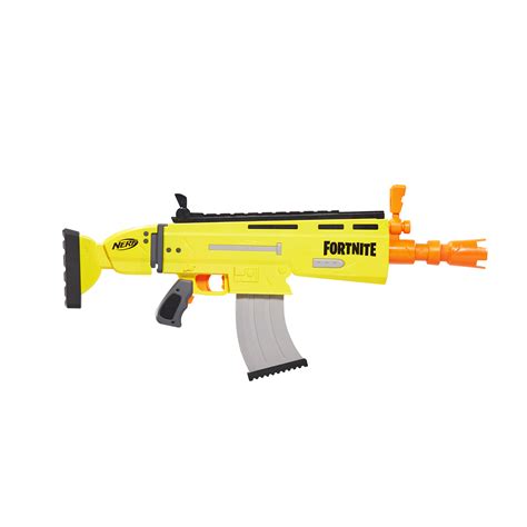 Hence, it will provide endless fun and fast shooting, just like in the game! Nerf Fortnite AR-L Elite Dart Blaster, Motorized 10-Dart ...