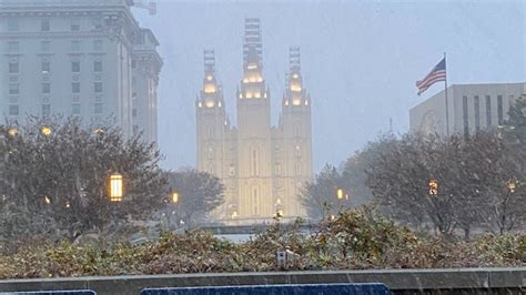 Weather Warn Plan For Substantial Snowfall In Northern Utah On Saturday