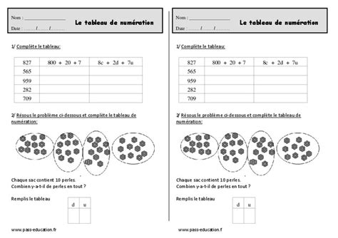 Numeration Mathematiques Numeration Ce1 Ce1 Et Maths Ce1 Images