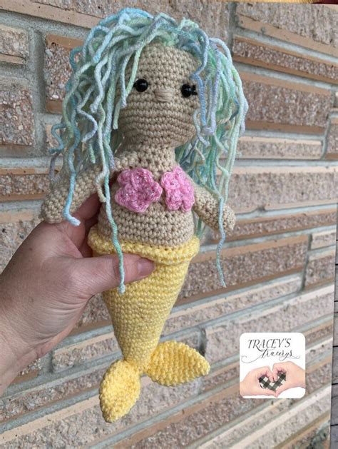 Mermaid Doll Crochet Mermaids Mermaid Made To Order Etsy Mermaid