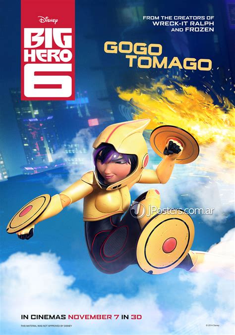 Estos Son Los Posters Promocionales De Los Personajes De Big Hero 6