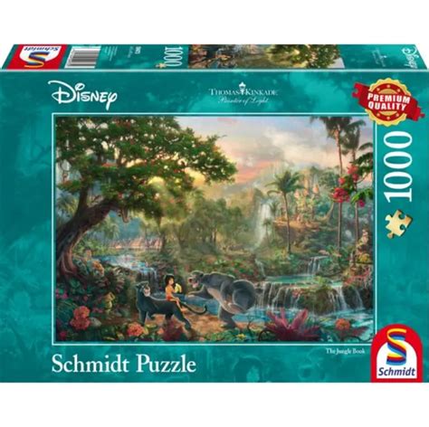 Thomas Kinkade Disney The Jungle Book Jigsaw Puzzle 1000 Pieces £13 49 Picclick Uk