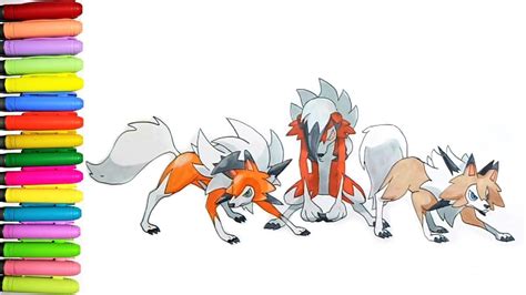 I originally drew these pokemon coloring pages back when my son was young enough to actually consider coloring them. Dusk Form Lycanroc Coloring Pages - Coloring wall