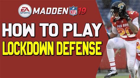 How To Play Lockdown Defense In Madden 19 Tips And Strategies Youtube