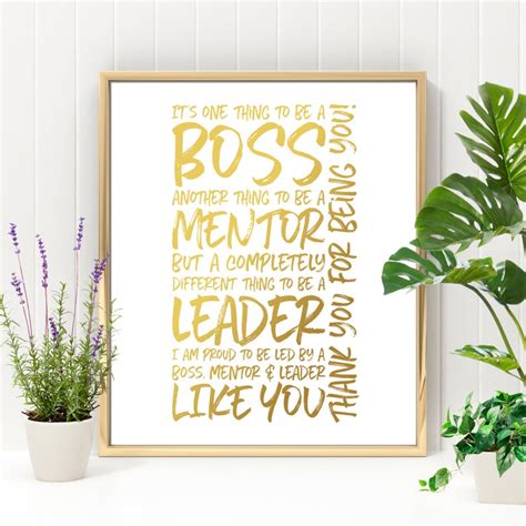 Having a super cool and assertive boss is not less than a blessing. Boss Thank You Gift Its One Thing To Be a Boss PRINTABLE ...