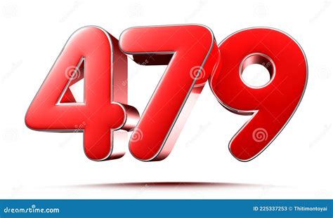 Rounded Red Numbers 479 Stock Illustration Illustration Of Money