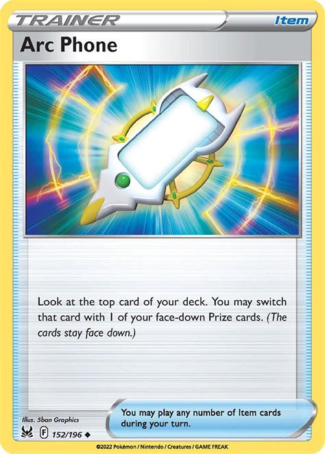Arc Fone Pokémon Myp Cards