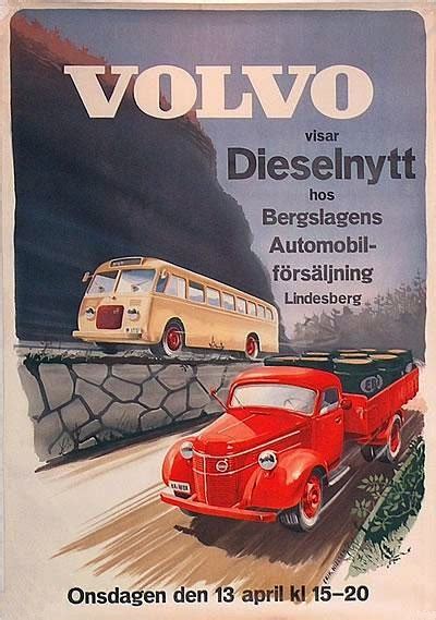 Transpress Nz Volvo Truck And Bus Poster 1949