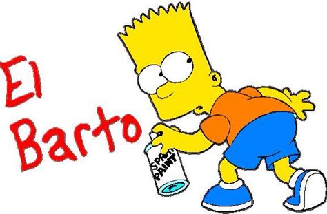 El Barto Graffiti Bart Simpson Grafitis