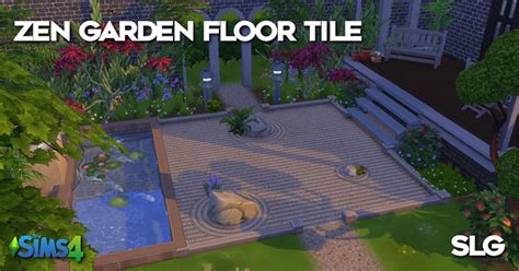 Sims 4 Zen Garden And Sand Garden Cc Fandomspot