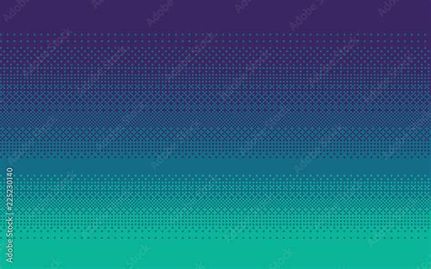 Vecteur Stock Pixel Art Gradient Color Dithering Vector Background