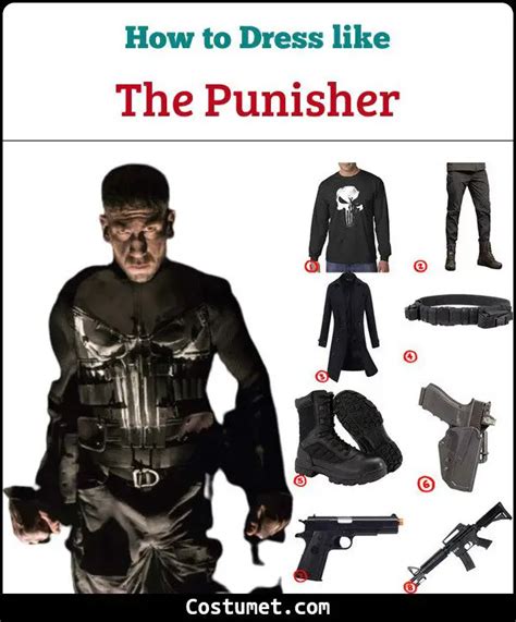 The Punisher Costume For Cosplay And Halloween