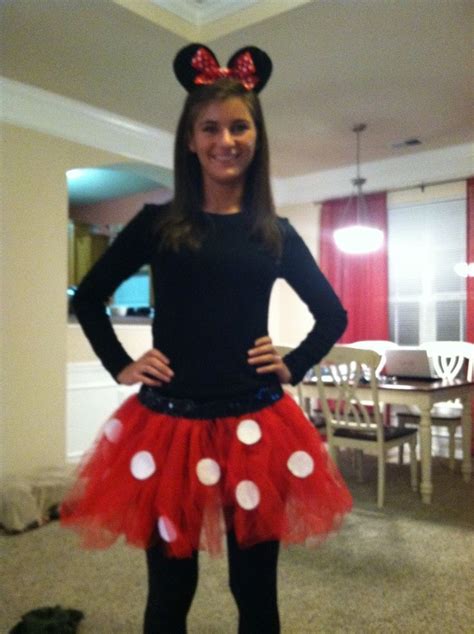 Pin By Angela C On Costumes In 2019 Minnie Mouse Costume Homemade