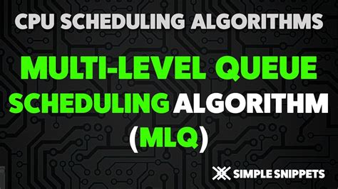 Multilevel Queue Scheduling Algorithm With Example CPU Scheduling Algorithms In Operating