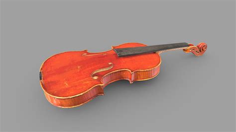 3d color scan of violin from 1914 3d model by laser design laserdesign [20ab82d] sketchfab