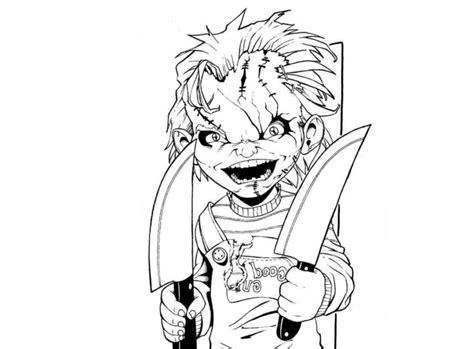 Dibujos De Chucky Para Colorear