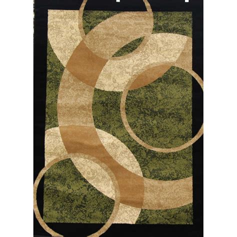 Persian Rugs Abstract Green Area Rug And Reviews Wayfair