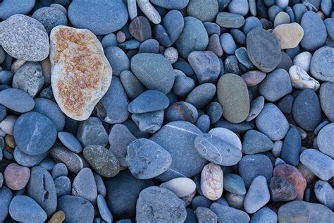 Hd Wallpaper Stones Nature Blue Pebble Beach Stone Object