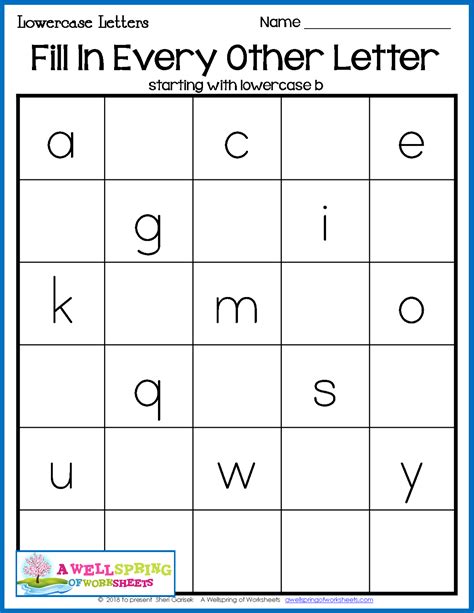 Fill In The Missing Letters Worksheets Alphabet Worksheets Preschool