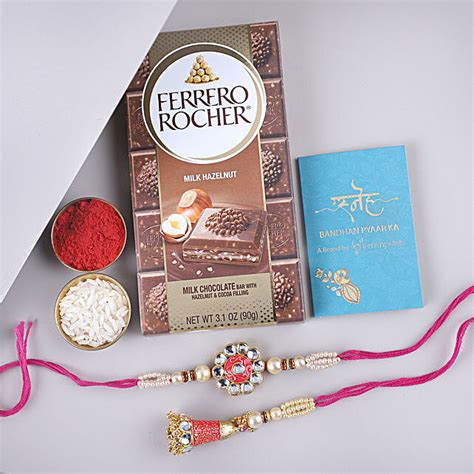Sneh Meenakari Bhaiya Bhabhi Rakhi Ferrero Rocher Uk Gift Sneh