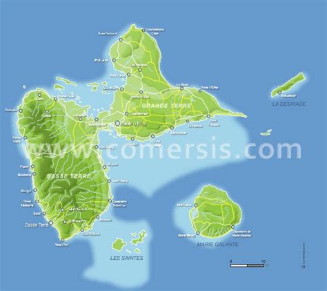 Carte De La Guadeloupe