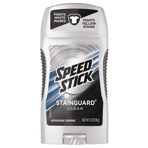 Speed Stick Stainguard Clean Mens Antiperspirant Deodorant Stick 2
